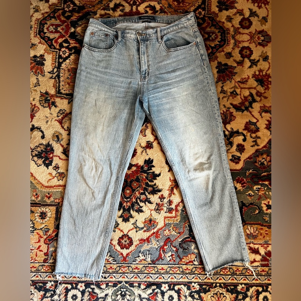 Aeropostale Light Blue Mom Jeans High Waisted